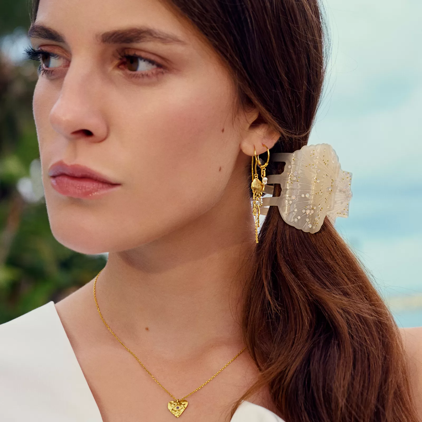 Maanesten Arista Hårklemme Shell