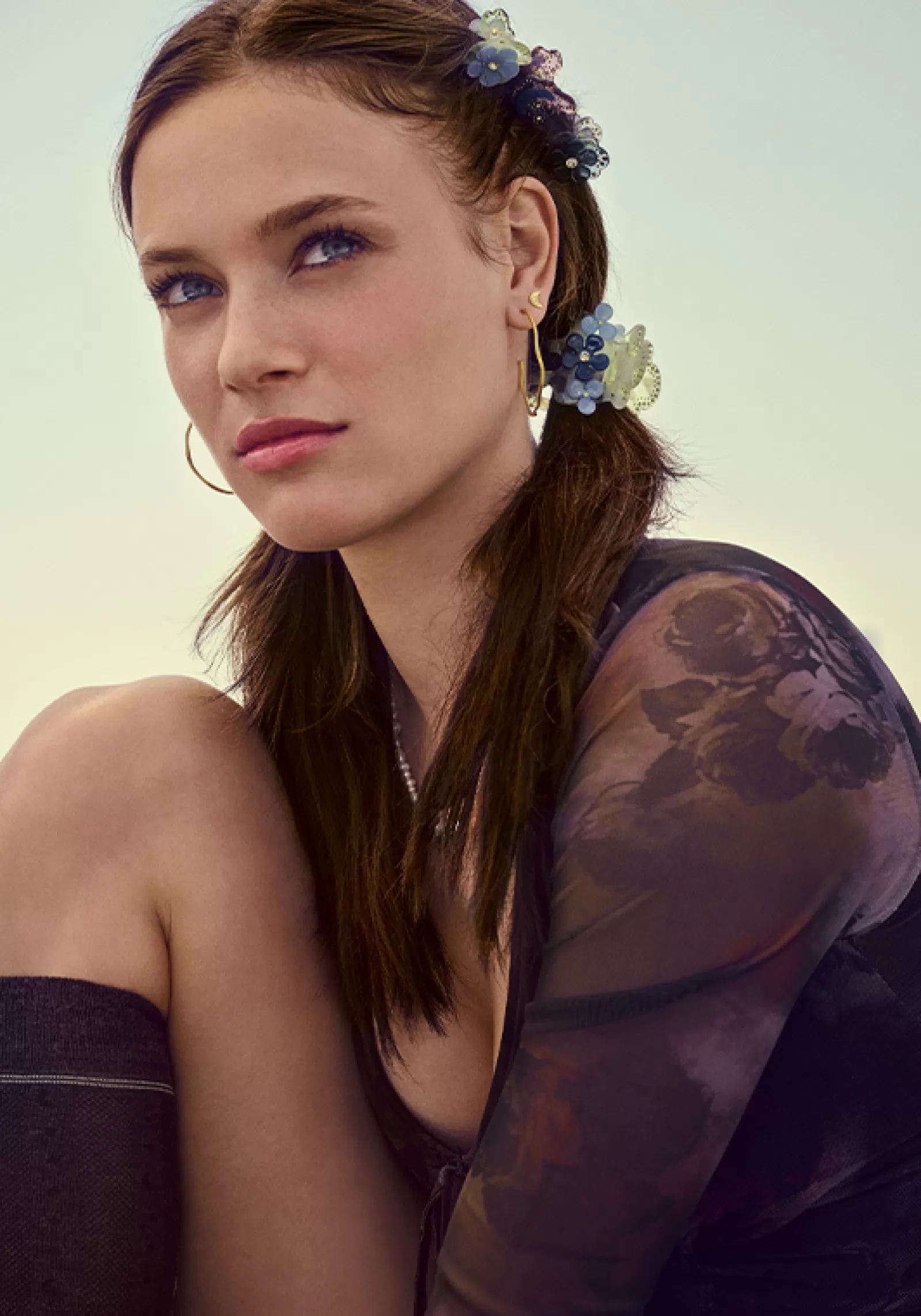 Maanesten Daisy Hårklemme Lime