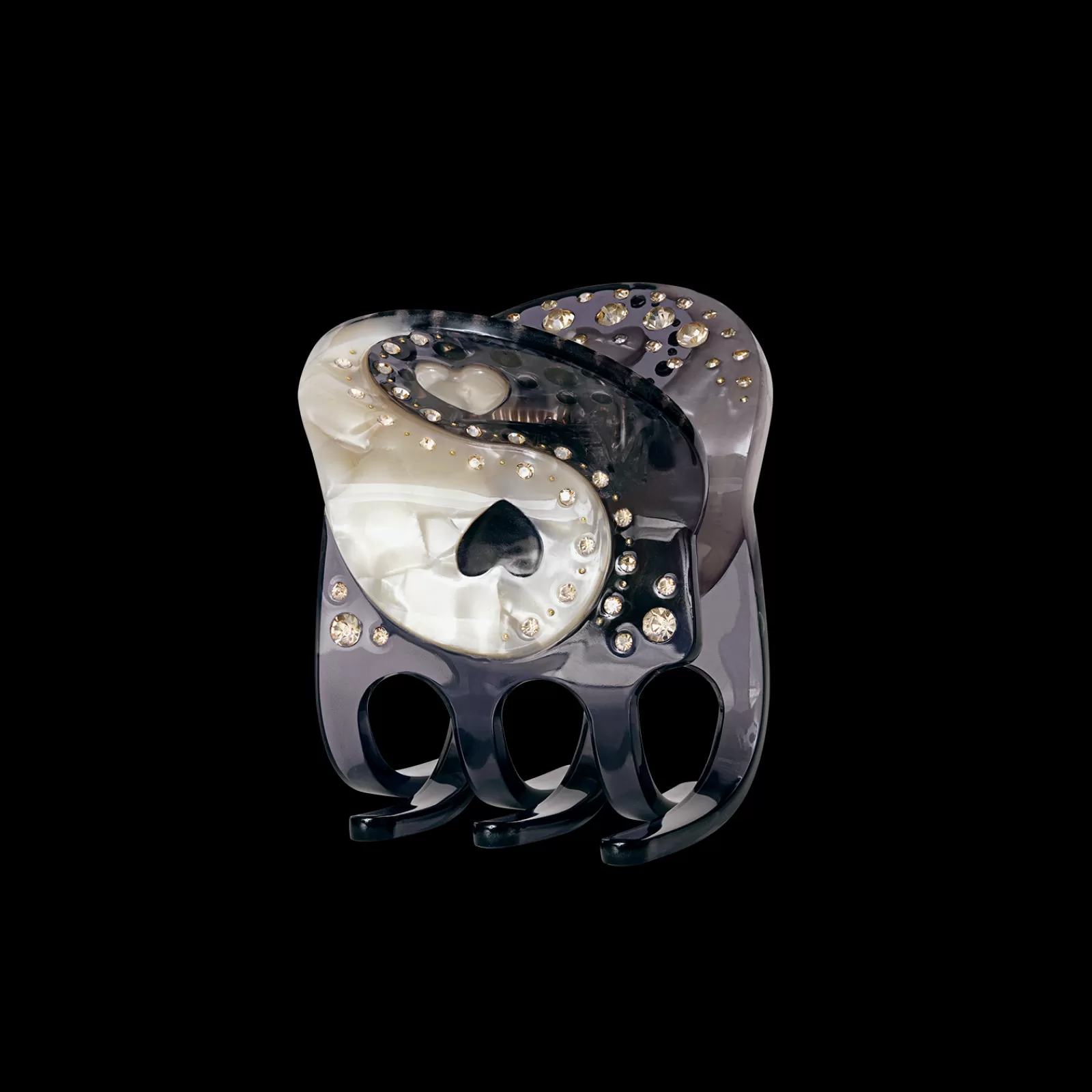 Maanesten Despina Hårklemme Black