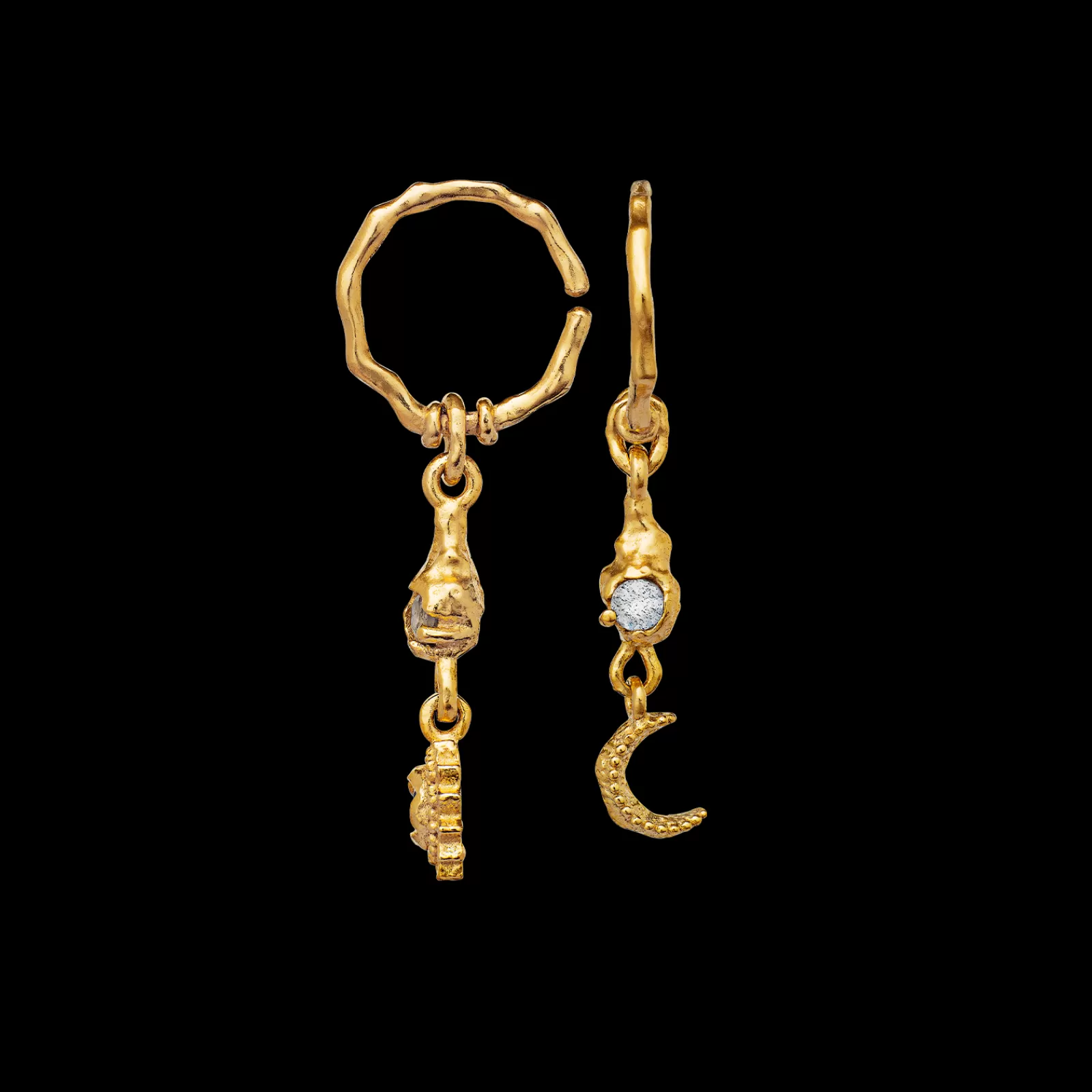 Maanesten Ember Øreringe