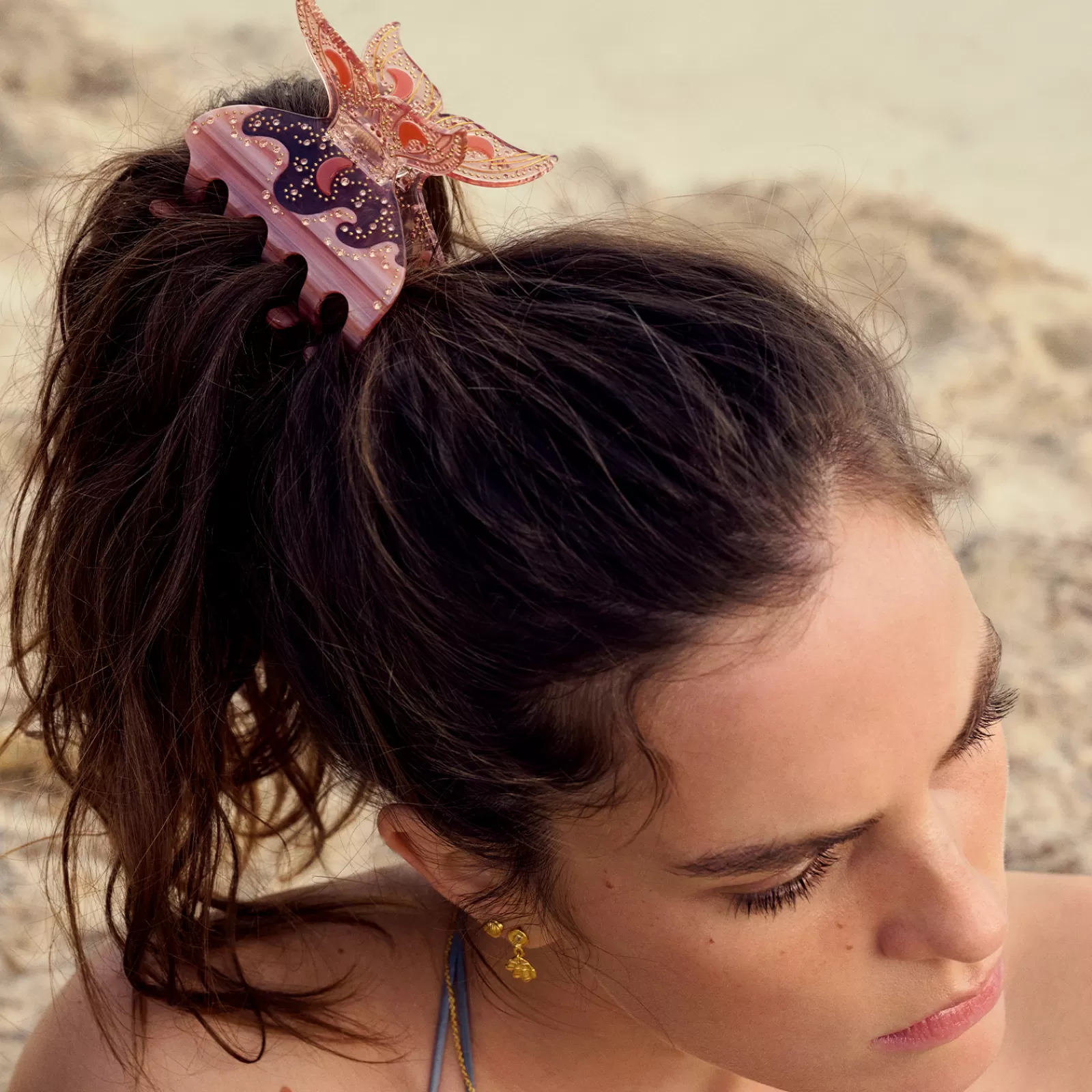 Maanesten Finn Hårklemme Persimmon