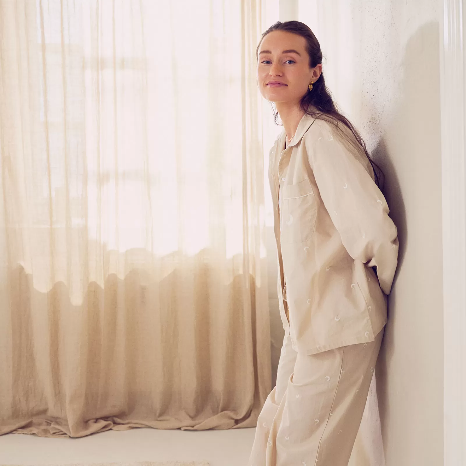 Maanesten Heather Bukser Light Sand