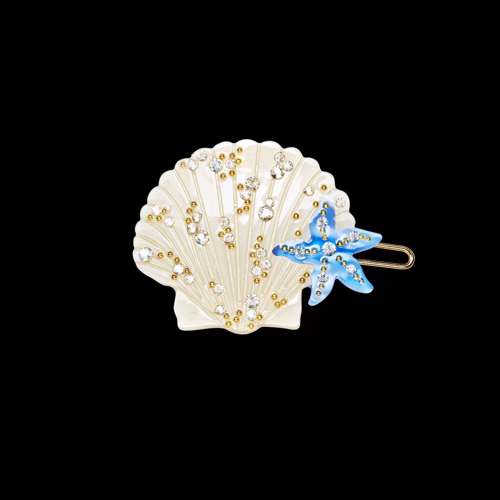 Maanesten Kani Hårspænde Oyster