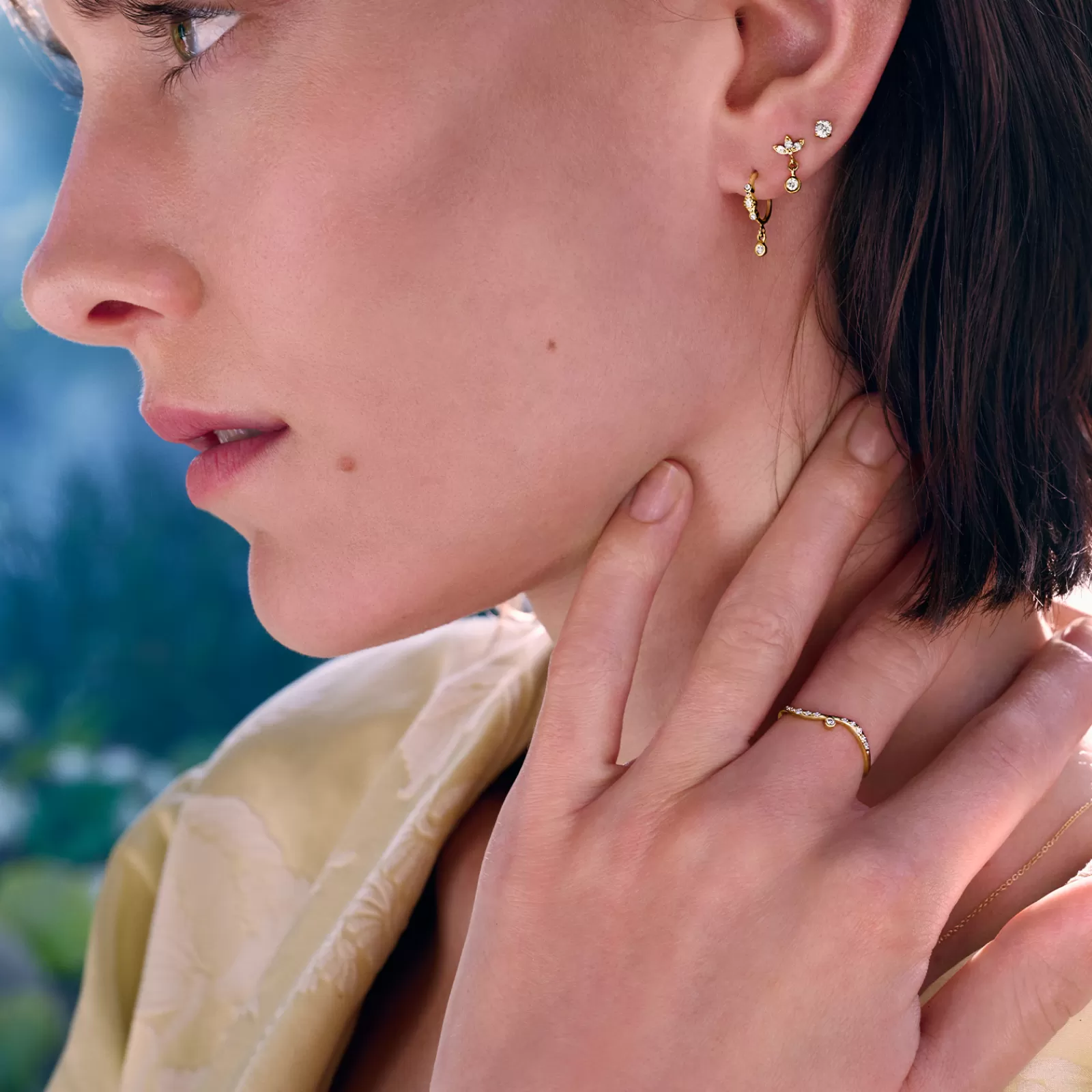 Maanesten Leafs Øreringe