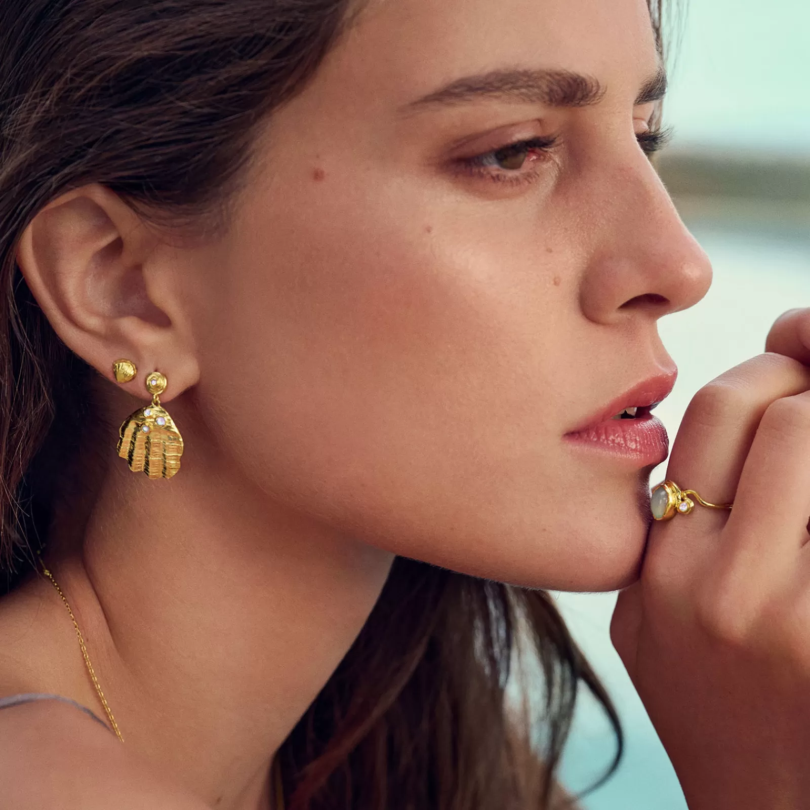 Maanesten Maurea Øreringe