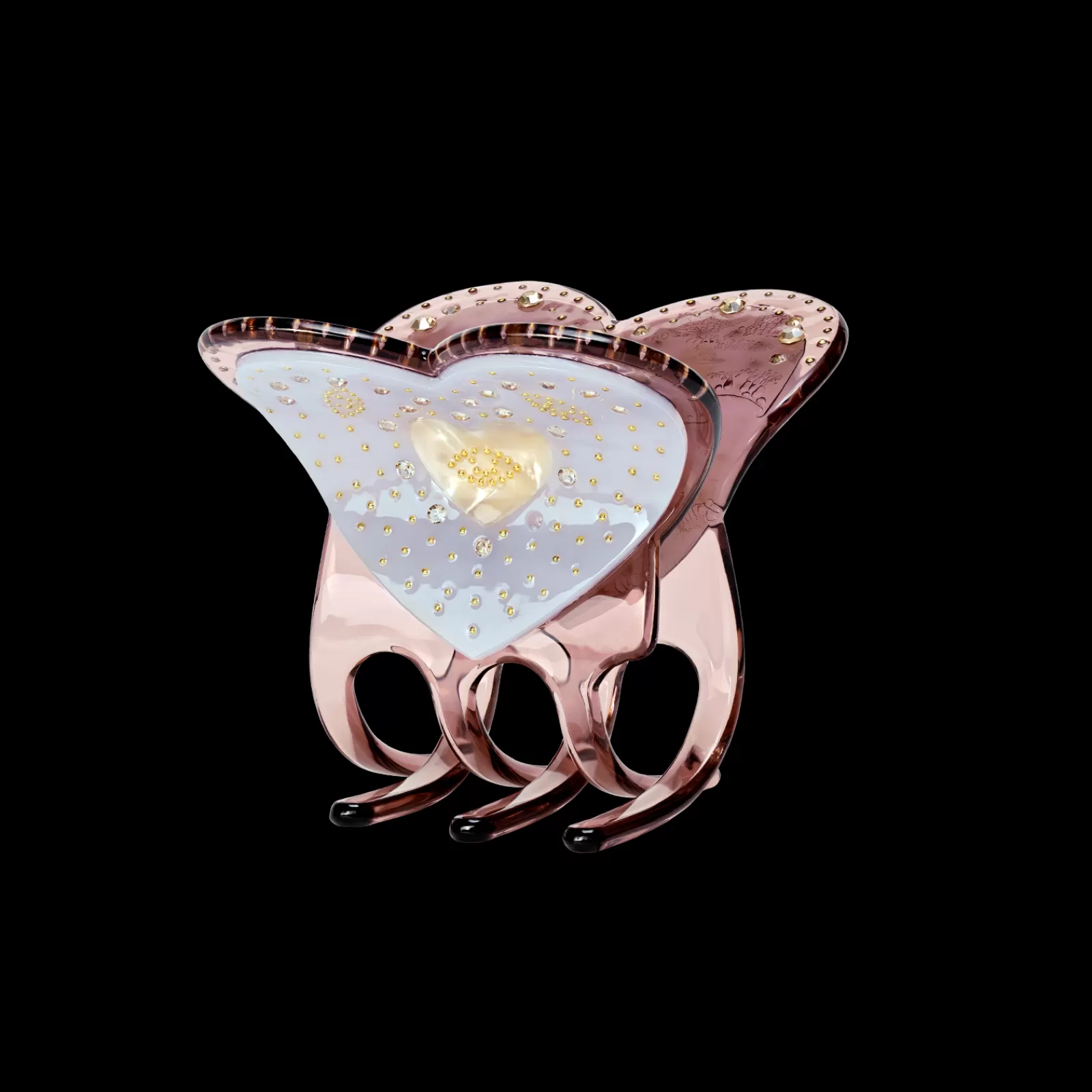 Maanesten Milena Hårklemme Magenta