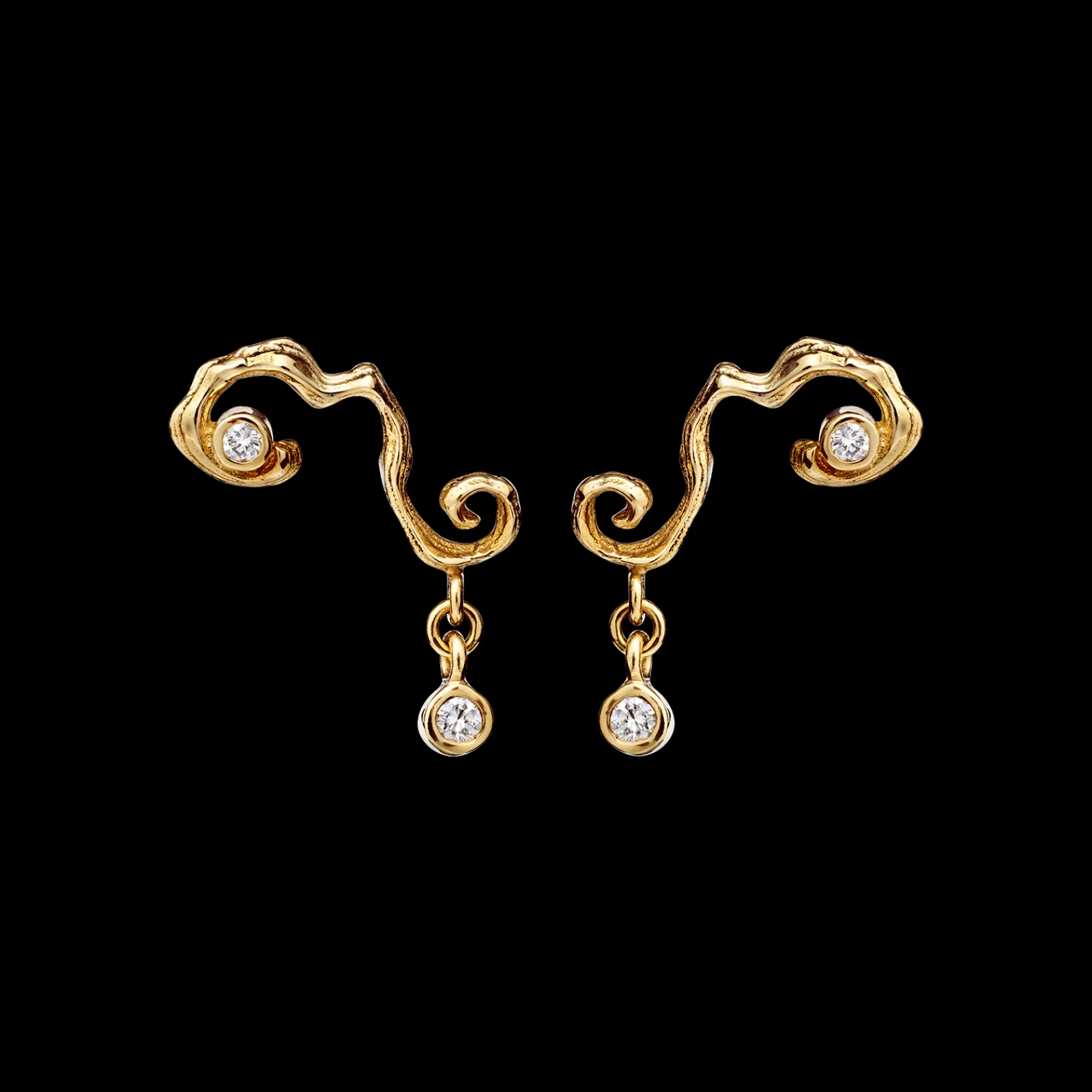 Maanesten Olive Øreringe