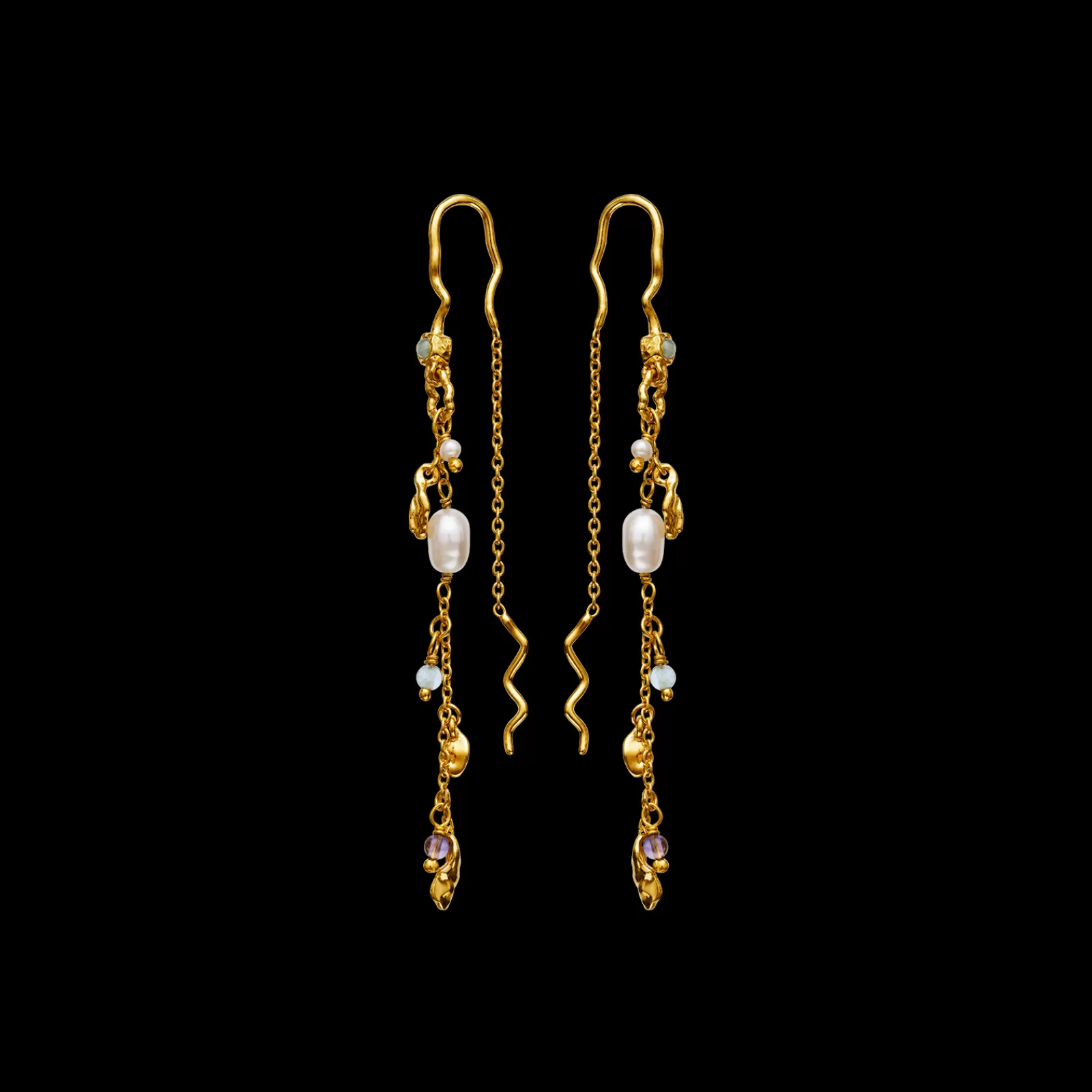 Maanesten Poppy Øreringe