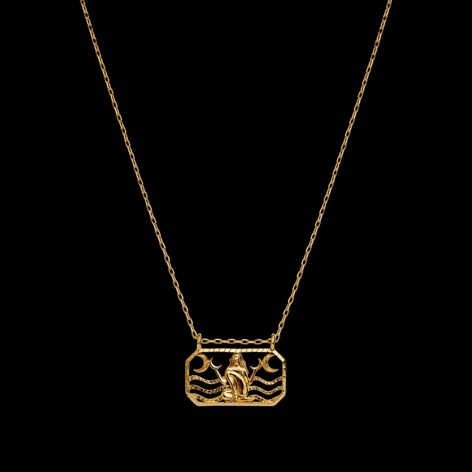 Maanesten Zodiac Cancer Halskæde 22. Juni - 22. Juli