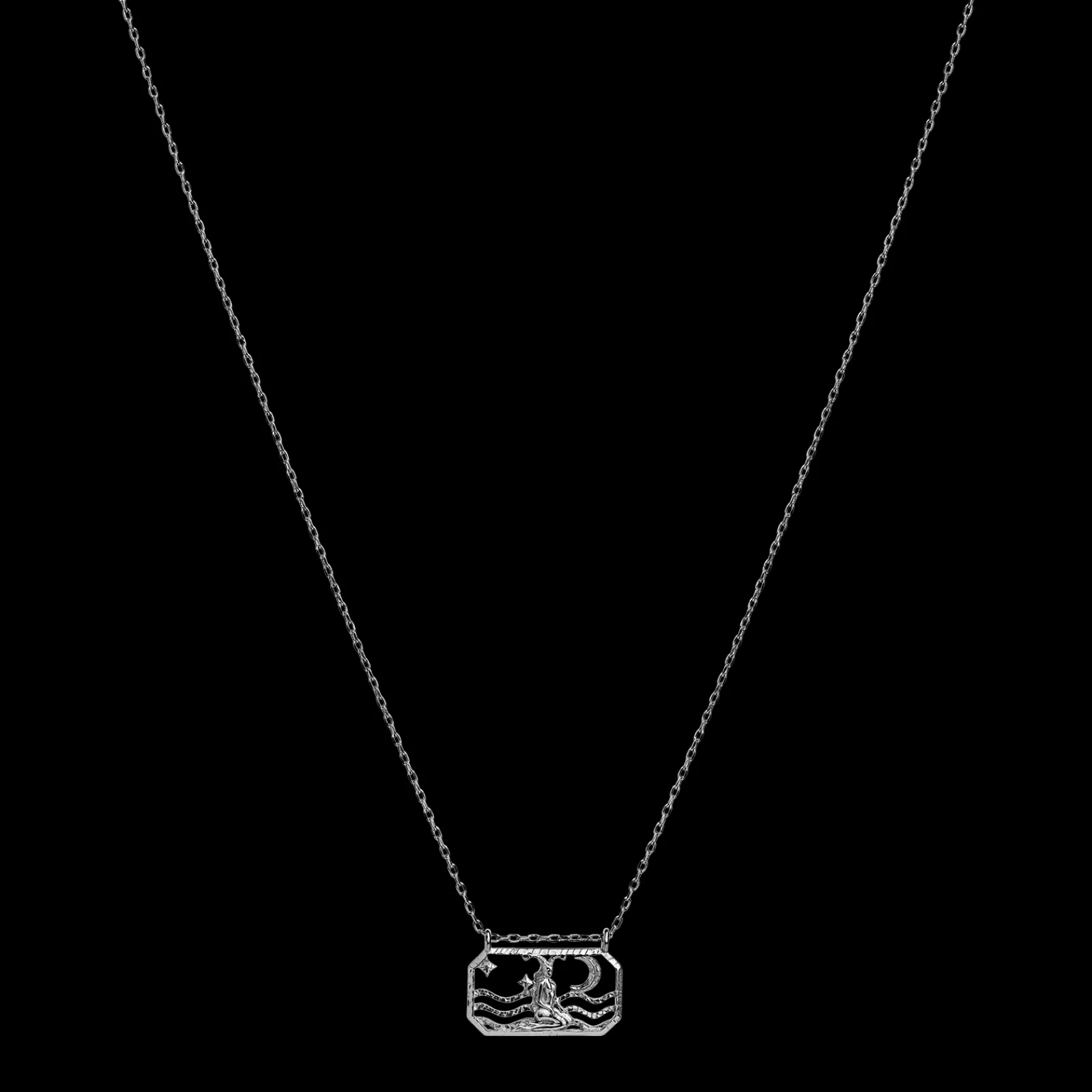 Maanesten Zodiac Capricorn Halskæde 22. Dec - 19. Jan